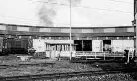 "Katowice", widok lokomotywowni, 13.10.1992 (3). Fot. J. Szeliga. Numer inwentarzowy:...